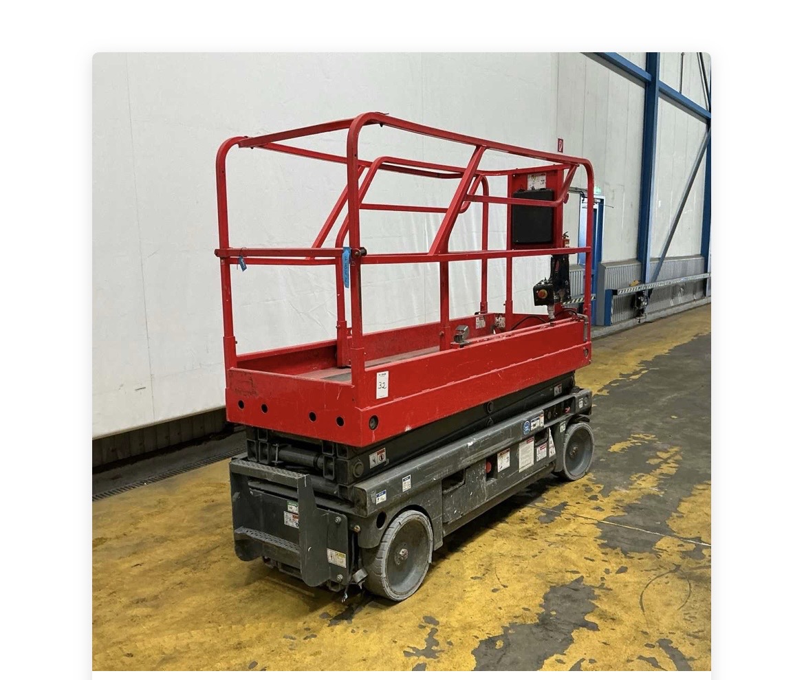 Podizna platforma crvena